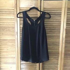 Express black tank top, size Large